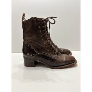 BED STU JUDGEMENT BOOTS BROWN WOMENS LEATHER SIZE‎ 7.5